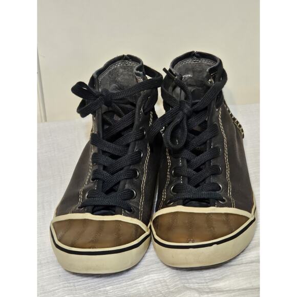 Sorel Sentry coated canvas water resistant cap toe sneaker womens 8 shoes - Picture 2 of 9